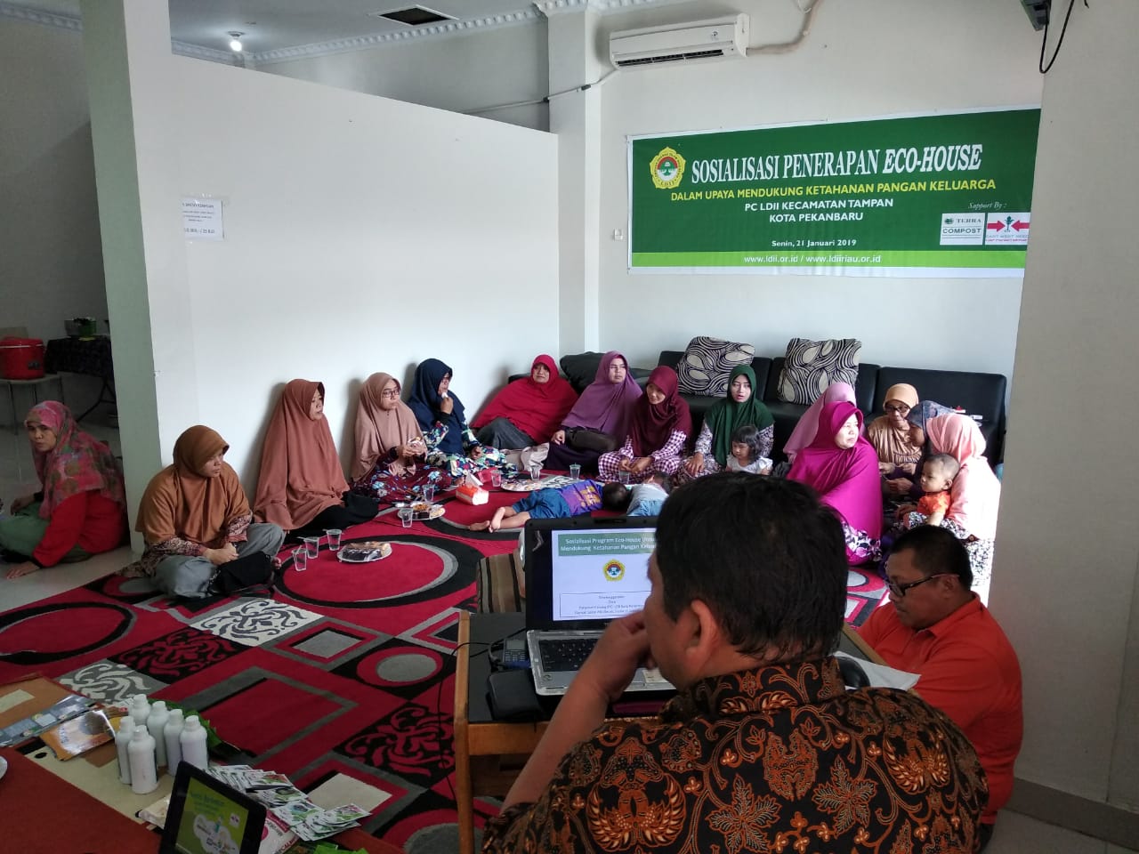 LDII Riau Sosialisasi Penerapan Eco-House Bersama PT Ewindo dan Terra Compost