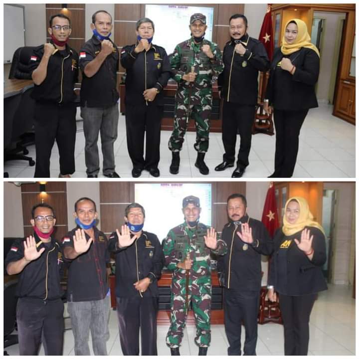 DPD Granat Riau Audiensi Bersama Danrem 031/WB, M. Syech Ismed: TNI Berkewajiban Berantas Narkoba 