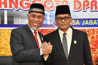 Pimpinan sementara DPRD Kota Padang Syahrial Kani