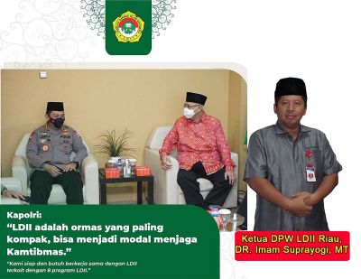 Kapolri Silaturahim ke DPP LDII, Ketua DPW LDII Riau: Bukti Negara Hadir Mengayomi Umat Beragama