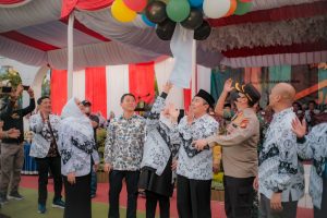 Wakil Ketua DPRD Riau Hardianto Hadiri Acara Jambore HUT Ke-77 Persatuan PGRI